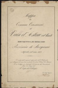Copertina carte catasto Lombardo-veneto