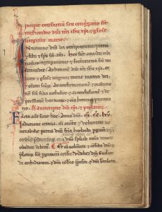 Prima pagina della Regola della Misericordia 